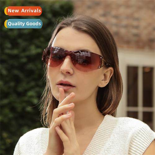 6015 technology  rimless Y2K cnected sports wind mirror pers