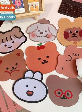 Korean versi   ins girl heart carto mouse pad small cute com