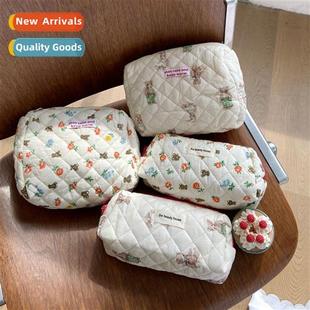 bear rabb large Korea capac pen flowers bag ins cosmetic