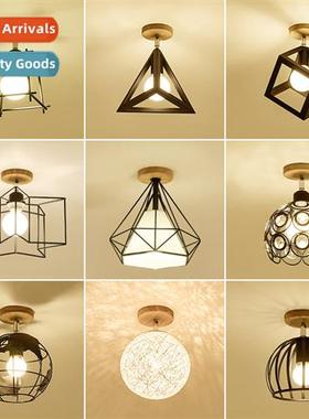 Scinavian aisle light log creative checkroom corridor light