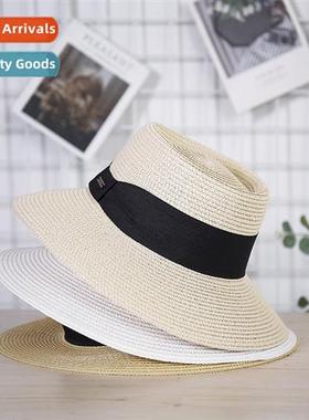 New sun-shading ccave top summer ladies straw hat bowler hat