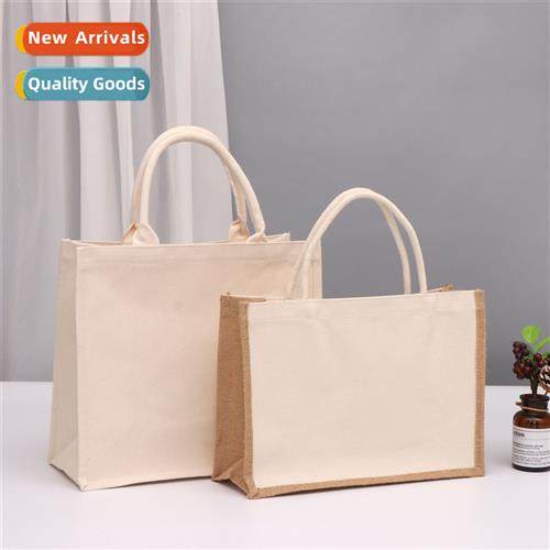 diy blank h-painted gift hheld burlap bag blank large capacy