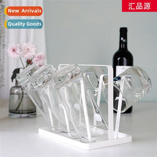 Simple creative water cups placed rack ir wine glass rack ho