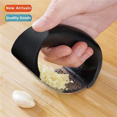 Household Manual Stainless Steel Garlic PounderCurved Garlic
