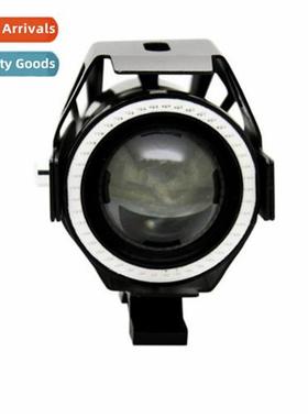 125W Motorcycle Headlight wh Angel Eye Devil Eye 3000LM Moto