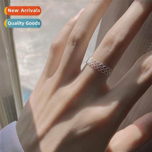 New lace love ring female    simple fashi persaly tail ring