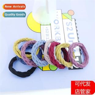 Stch lear b adult  tie  whout seams  circle thickening  rope