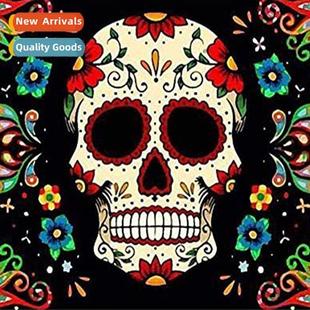 DIY Skull Full Thread New Simple Cro Embroidery