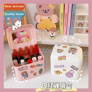 Ins wind cute large-capacy desktop organizer female dresser