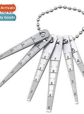 Stainless Steel Weld Inspecti Ruler Tapered Ruler Aperture G