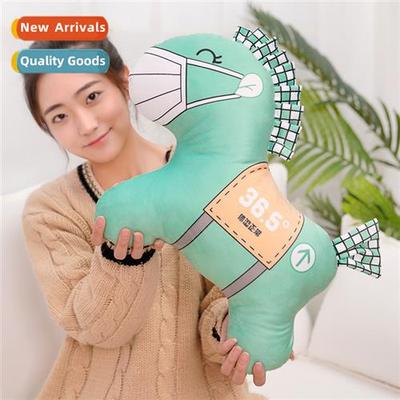 Epidemic gifts plush toys creative green horse pillow holdin
