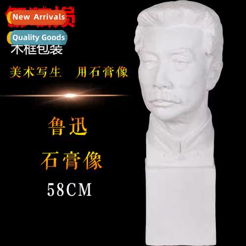 H58CM Art Plaster Teaching Aid Character Plaster Statue Lu X