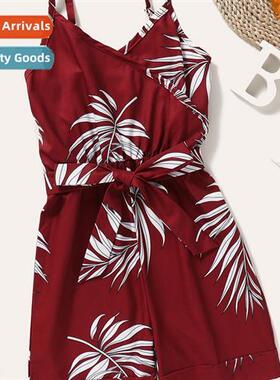 Girls spring  fall  2020 new n sleeveless suspenders in smal