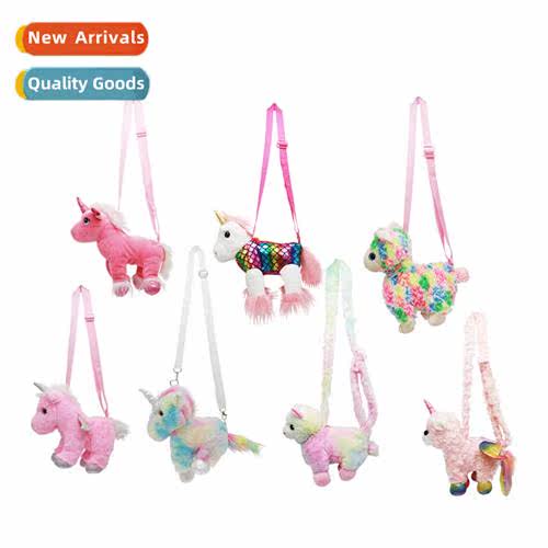 Teenage girl mini plush toy crossbody bag fashi baby Yankee