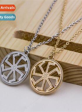Europe and America Pagan Sun Amulet Pendant Necklace Accesso