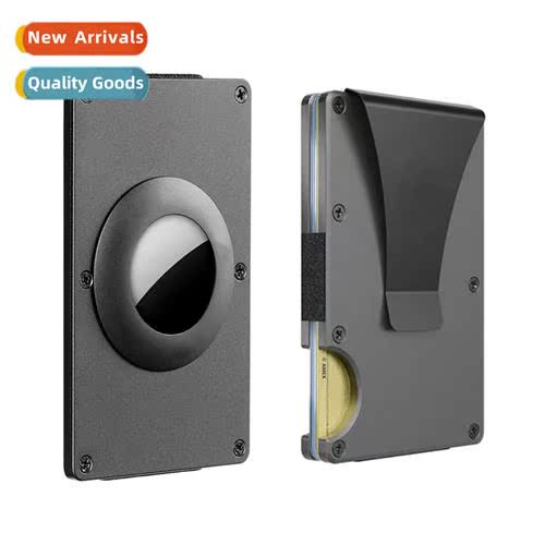 New airtag aluminum card case locati tracker protective case