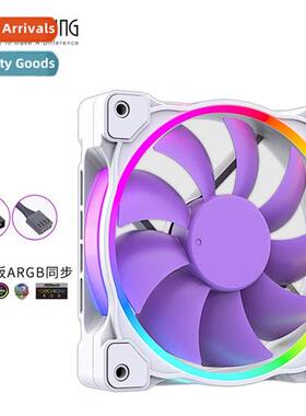 ZF-12025-PINK Purple Illusi ARGB Temperature Ctrol Case Wate