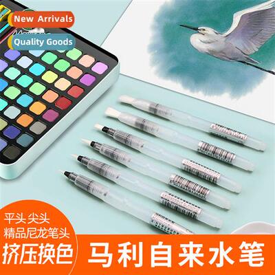 Tap pen set watercolor filling large capacy st tip pen sucti