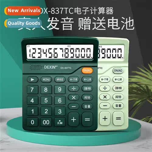 Voice Calculator 12-dig Office Computer Voice Real People Sp