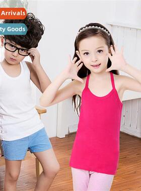 Childrens new 2019 childrens undershirt summer cott Korean c