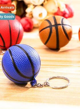 Basketball keychain pendant PU foam basketball company activ