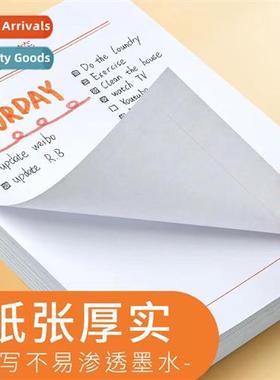 Whe sticky notes tearable blank draft book portable n-adhesi