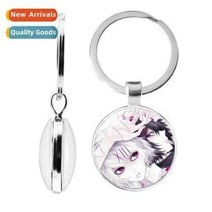 Anime peripheral double-sided keychain Tokyo Ghoul double-si