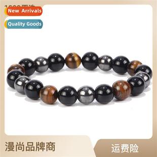 New tigers eye obsidian hemate string bracelet bracelet 10mm