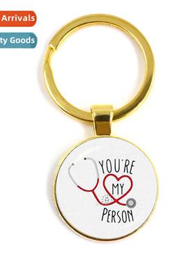 New Persalised Carto Animati Doctor Nurse Character Keychain