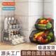 organizer snack countertop household god Kchen storage shelf