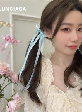 Sweet summer girls super fairy ribb bow  clips fluttering lg