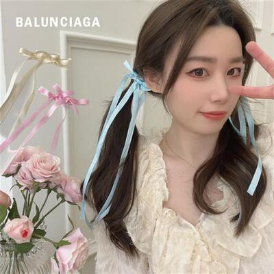 Sweet summer girls super fairy ribb bow  clips fluttering lg