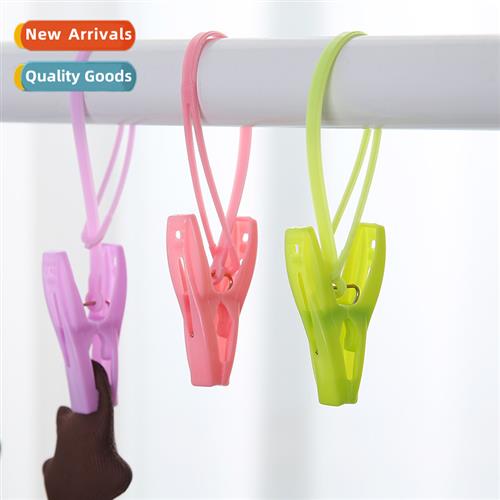 Home 12pcs set  cable belt clip drying clospin sun clip plas