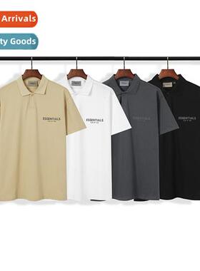 FOG compound line ESSENTIALS 3M reflective logo lapel polo s