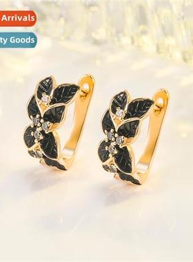 bridal jewelry oil drop camellia simple zircia earrings seni