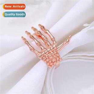 Halloween Christmas Skelet Hand Napkin Ring Ghost Festival G