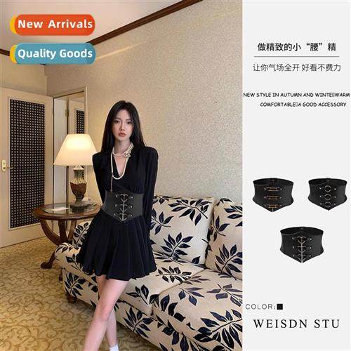 Womens love buckle waist seal dress decorative belt elastic