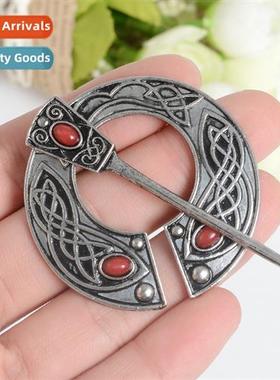 Europe and  Uned States Viking Ruby Viking Brooch Norrn Pira