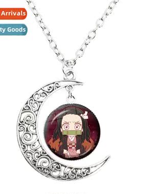 Anime Peripherals Ghost Destructi Blade Time Gemste Pendant