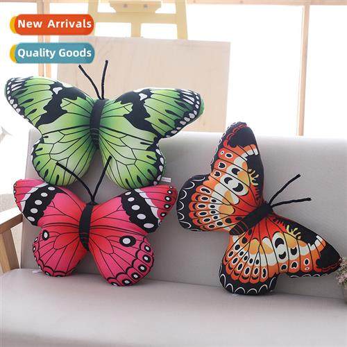 Cute beautiful butterfly plush toy pillow cushi four colors
