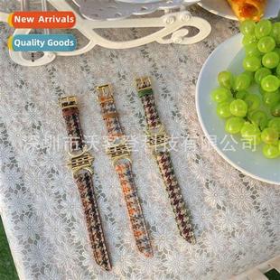 Applewatch87se654321 Gold Vintage Buckle Buck Half 适用Apple