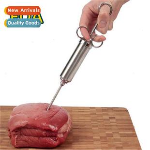 Stainless Steel Seasing Turkey Syringe 2 Needle Turkey Needl