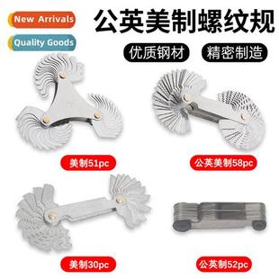 American English Thread Gauges Metric Threaded Inch