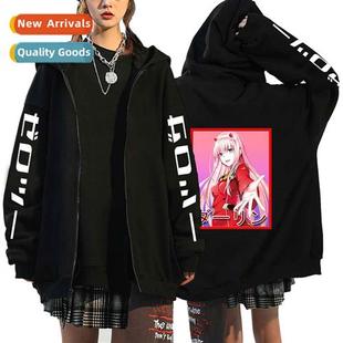 Darling Franxx Print The Two Zipper Anime Padded Zero