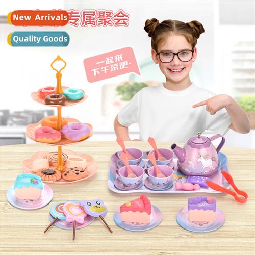Afterno Tea Party Play House Dessert Treats Tinplate Unicorn