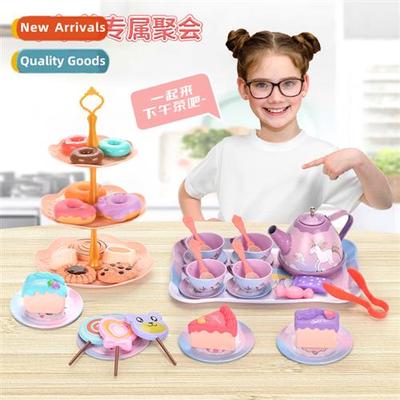 Afterno Tea Party Play House Dessert Treats Tinplate Unicorn