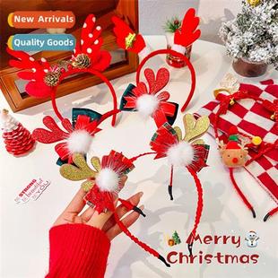 Christmas cute antler 2023 girls childrens bands new