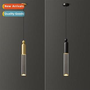 luxury crystal chelier Post copper light full bedroom modern