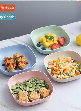 Wheat Sp Be Plate Deep Round Plate Household Sauce Plate Wes