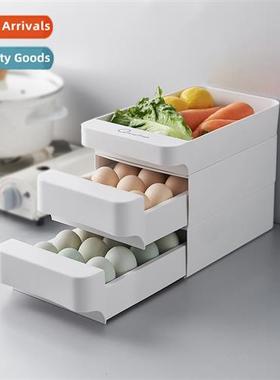 Drawer type multi-layer egg cart kchen household spice compa